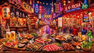 Tranh dán tường Phong cách quán nhậu Izakaya Nhật Bản và Pocha Hàn Quốc HK15720263