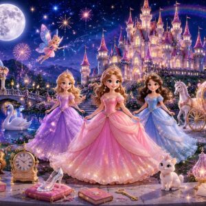 Tranh dán tường VŨ HỘI HOÀNG GIA DƯỚI ÁNH TRĂNG Moonlight Royal Ball BG28720262