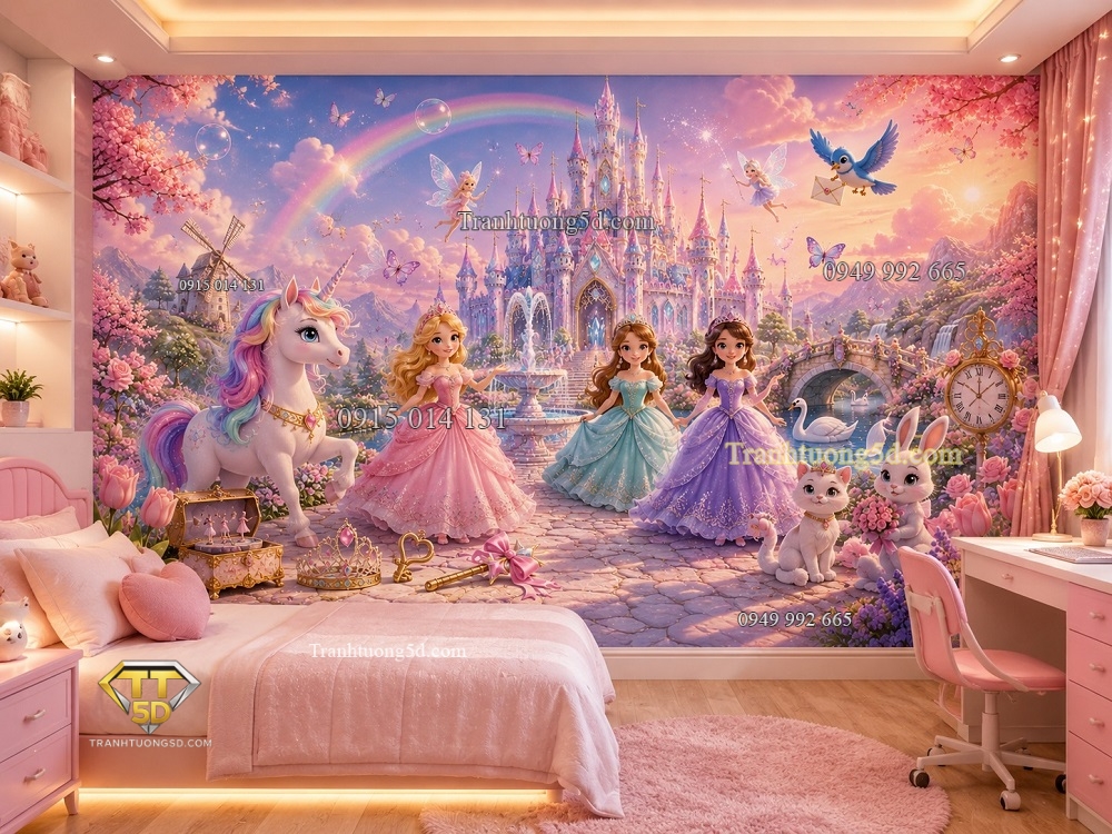 Tranh dán tường VƯƠNG QUỐC PHA LÊ PHÉP THUẬT Crystal Princess Kingdom BG28720261 Tranh dán tường VƯƠNG QUỐC PHA LÊ PHÉP THUẬT Crystal Princess Kingdom BG28720261