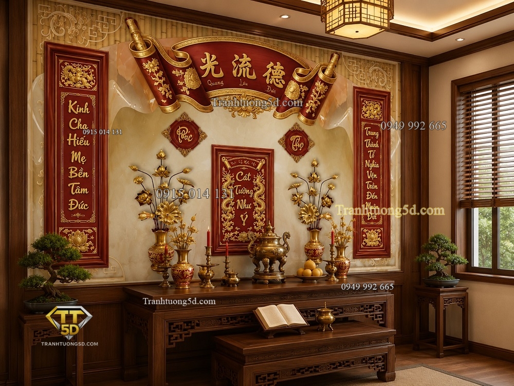 Tranh phòng thờ với mẫu Đức Lưu Quang – Cát Tường Như Ý BP 10549 Tranh phòng thờ với mẫu Đức Lưu Quang – Cát Tường Như Ý BP 10549