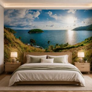 Tranh phong cảnh biển dán tường phòng ngủ st1515287744
