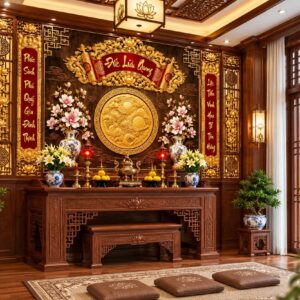 Tranh đức lưu quang dán tường phòng thờ pt239202612